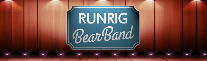 Runrig Bear Band Banner